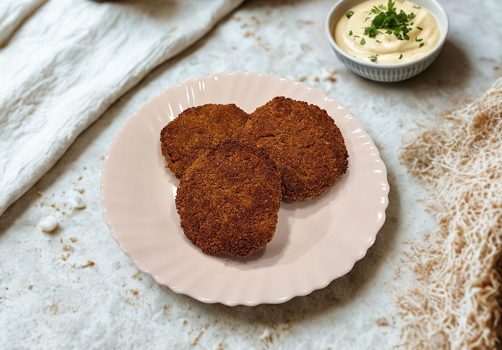 كفتة العدس والبقدونس المشوية