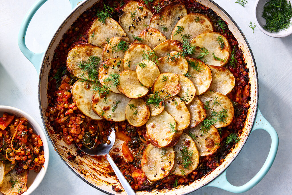 طاجن الخضروات بالفرن مع التوابل العربية