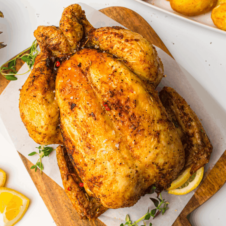 مشوي الدجاج بالبرتقال والأعشاب الطازجة