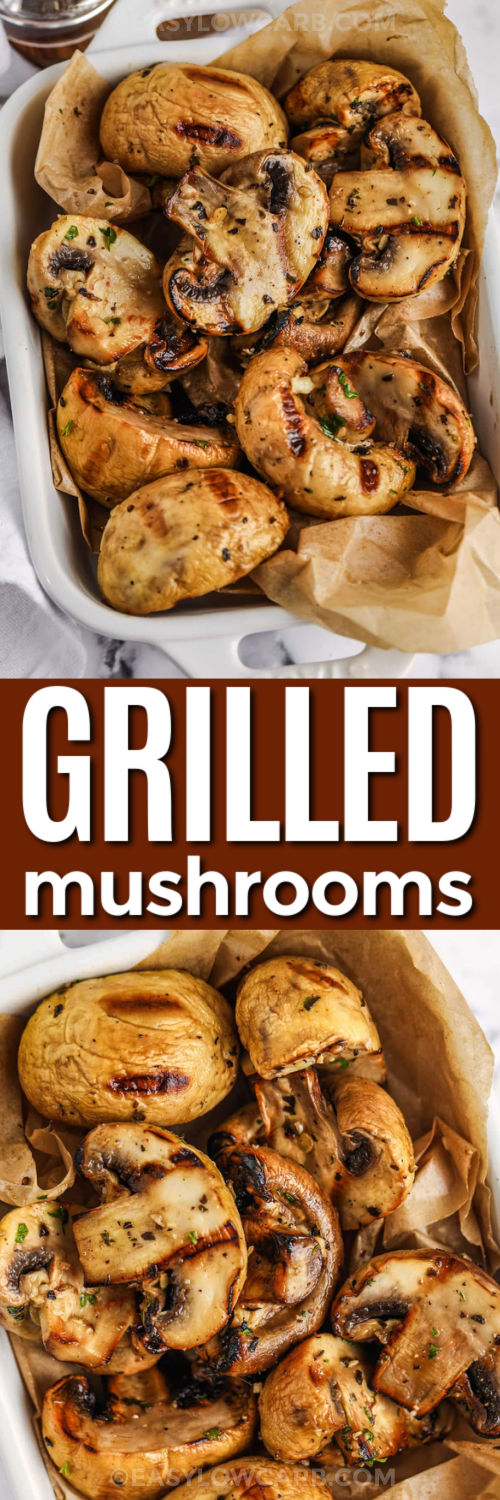 فطر مشوي مع الثوم وزيت الزيتون لمرضى السكري