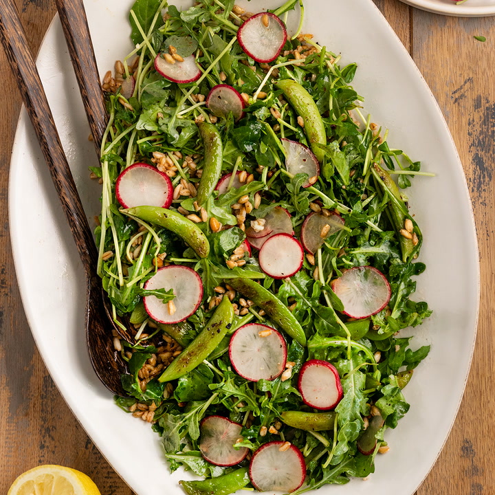 سلطة الجرجير والرقي الصحية