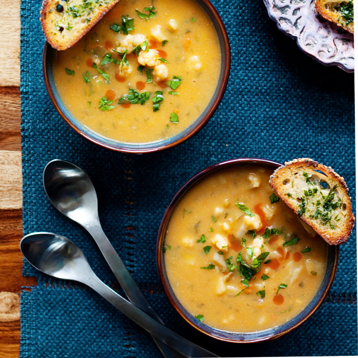 شوربة القرنبيط الصحية