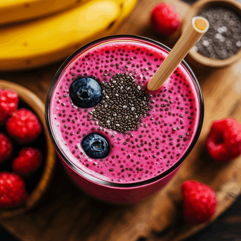 مشروب الشيا بالفواكه الطبيعية والعسل الصحية