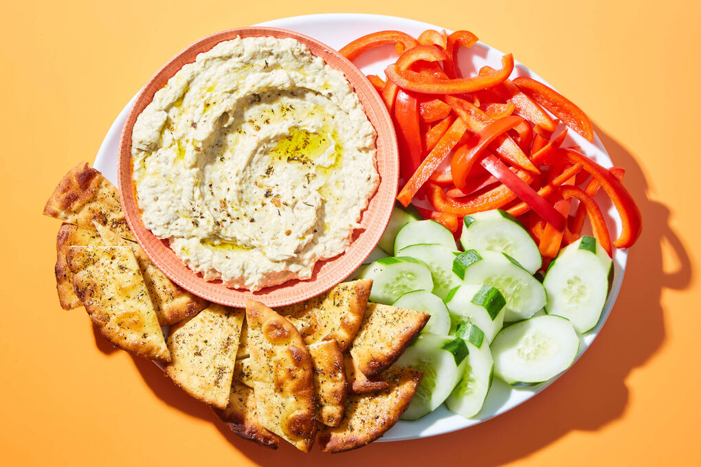 مقبلات الحمص والبابا غنوج الصحية