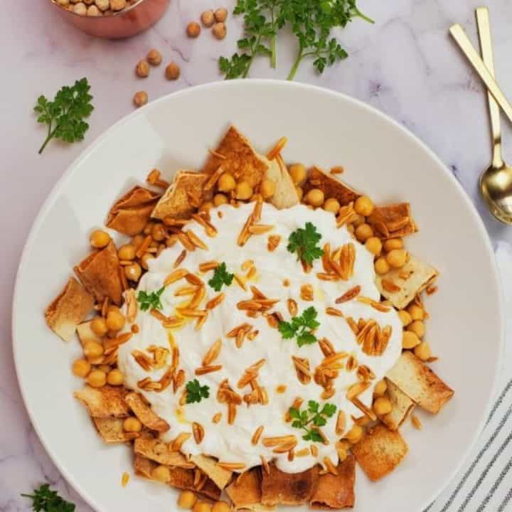 فتة الحمص الصحية