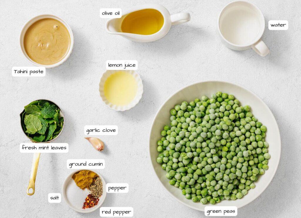 صحن الحمص الصحي بزيت الزيتون وتوابل الليمون والثوم