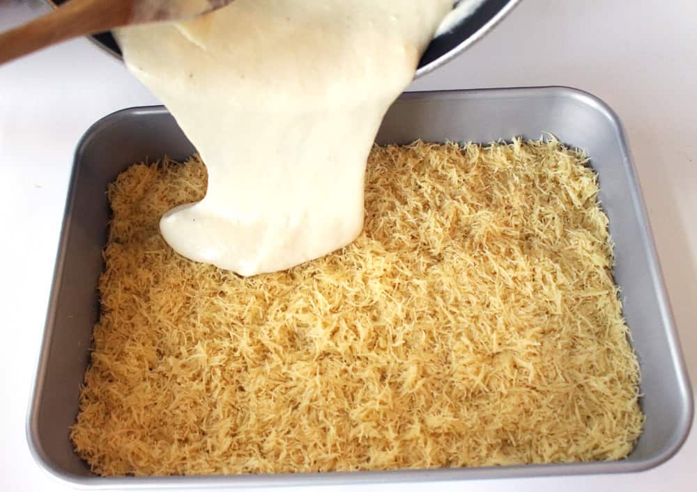 قطايف صحية بحشوة الجبن قليلة الملح