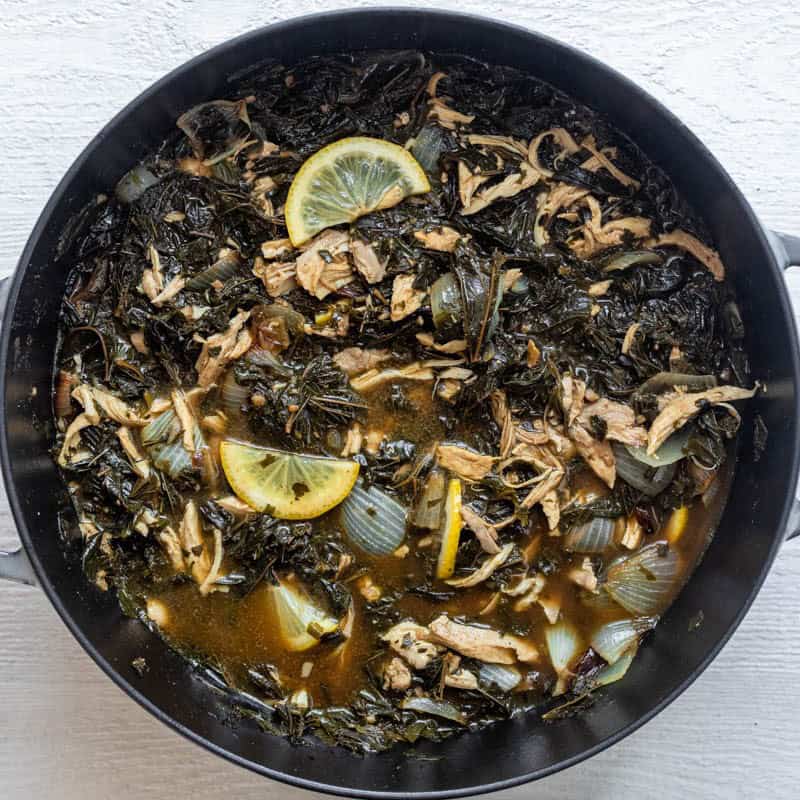 الملوخية البحرية مع الثوم والليمون الصحية لمرضى السكري