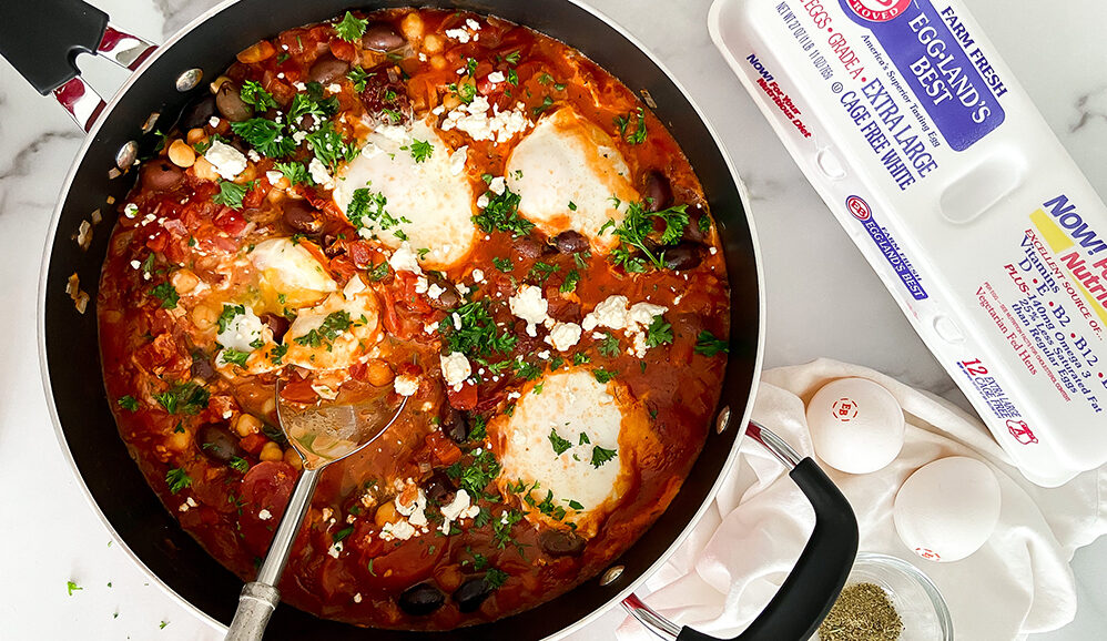 شكشوكة صحية باستخدام بياض البيض والتوابل النباتية