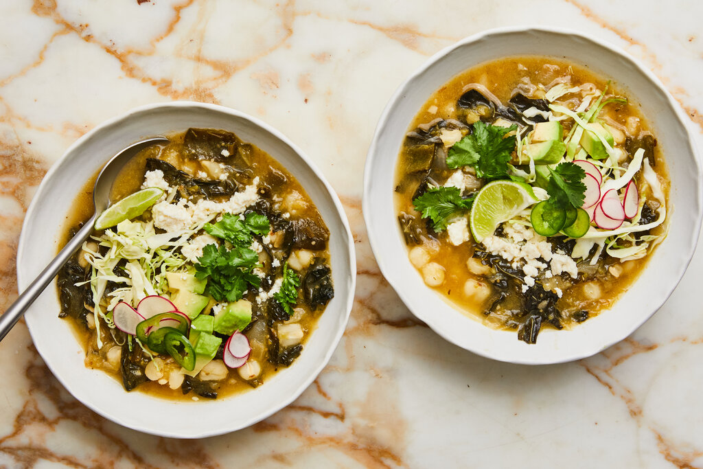 طاجن الخضروات مع الحمص والكزبرة الصحية