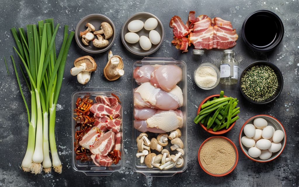 روستو الدجاج المشوي بحبوب الكتان والتوابل