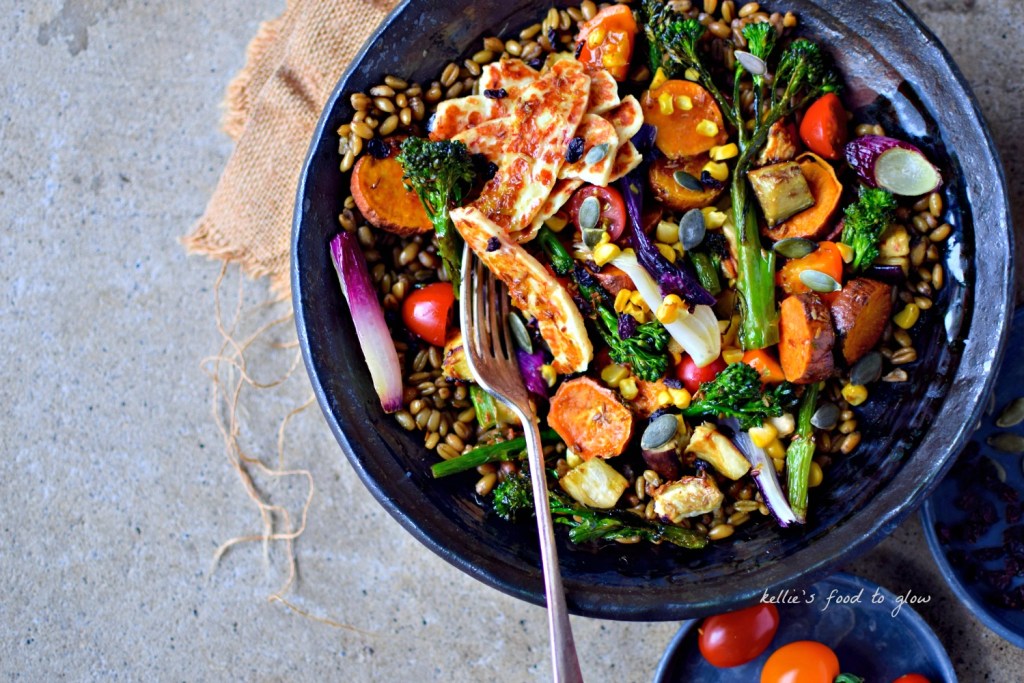 فريك بالخضروات المشوية