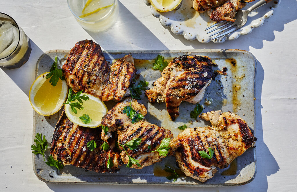 دجاج مشوي بالأعشاب واللبن الزبادي لمرضى السكري