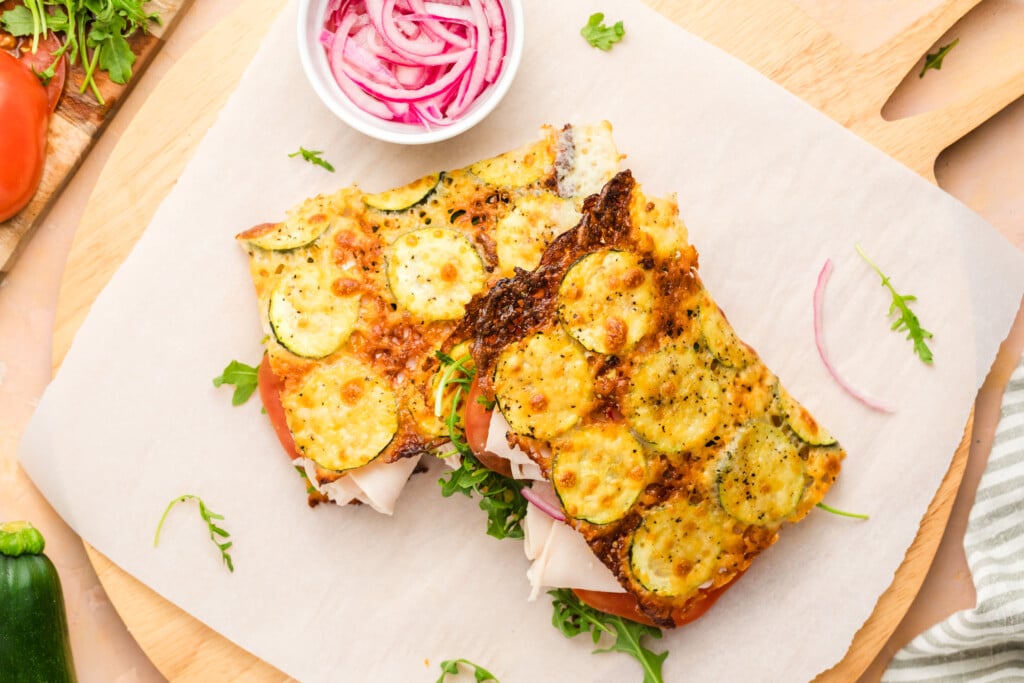 فطير بالسبانخ والجبن منخفض الدسم