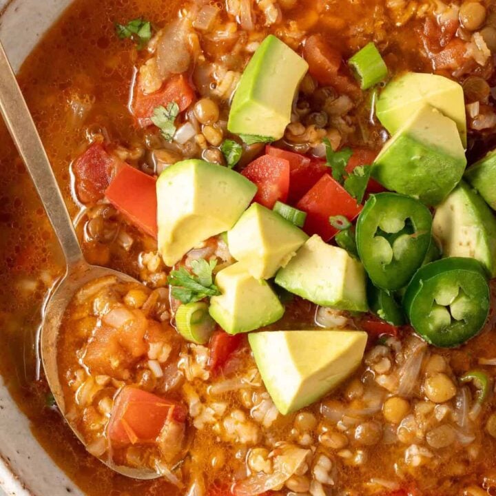 العدس الأصفر بالطماطم والبصل لمرضى السكري